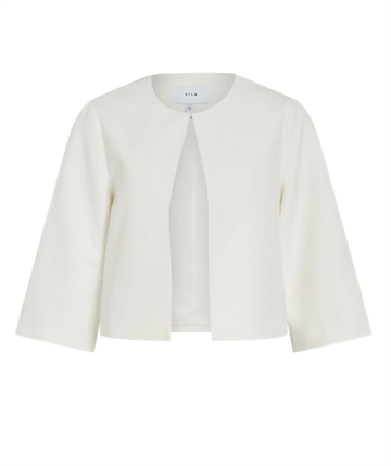 VILA GERY O-NECK 3/4 CLOUD DANCER BOLERO/DC - 14113299